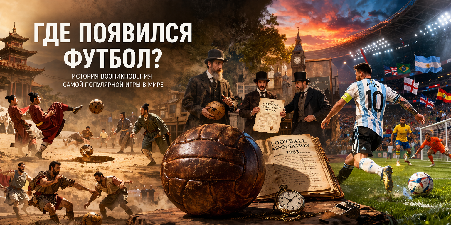 Где и как появился футбол: история возникновения самой популярной игры в мире